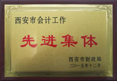 西安市会计工作先进集体